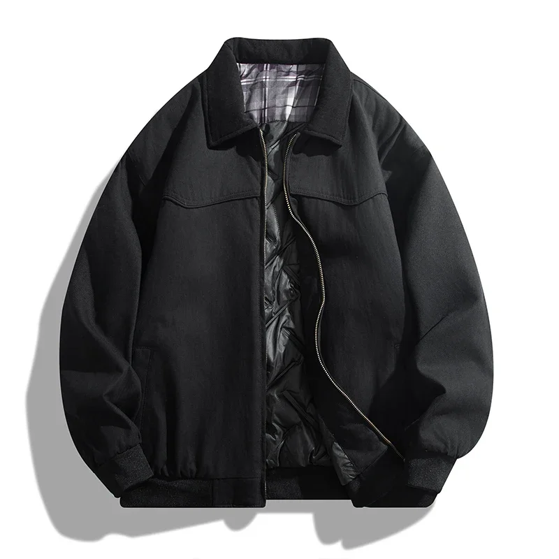 Men's Retro Cotton Jacket Autumn Winter New Solid Color High Quality Fabric Casual Business Lapel Jacket Men's Thermal Jacket
Men's Retro Cotton Jacket Autumn Winter New Solid Color High Quality Fabric Casual Business Lapel Jacket Men's Thermal Jacket