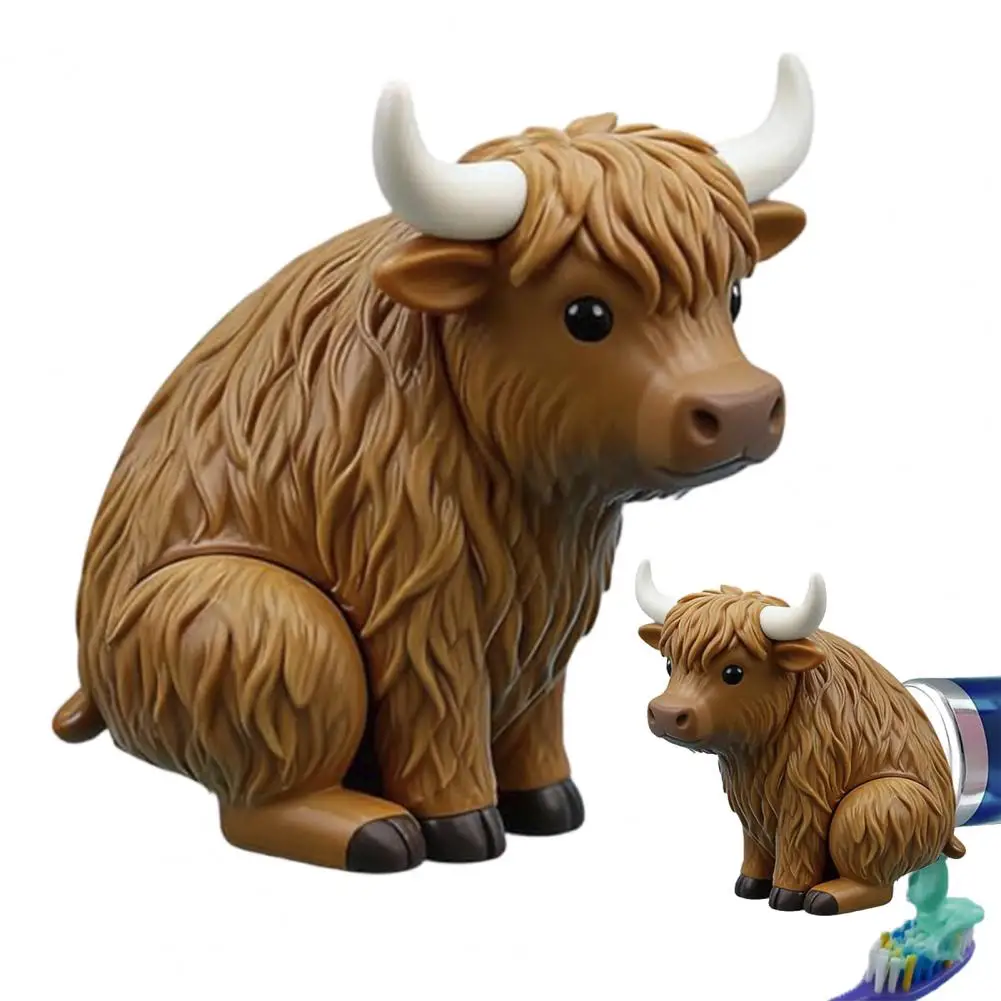 Cartoon Highland Cow Toothpaste Topper Funny Animal Shape Toothpaste Cap Pooping Cow Toothpaste Dispenser
Cartoon Highland Cow Toothpaste Topper Funny Animal Shape Toothpaste Cap Pooping Cow Toothpaste Dispenser