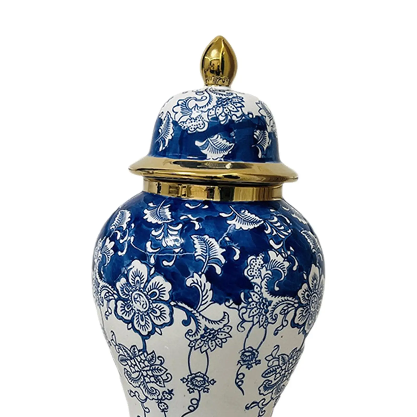Blue and White Porcelain Jar Chinese Storage Tank Display Ornament Ceramic Vase for Office Weddings Home Bedroom Decoration
Blue and White Porcelain Jar Chinese Storage Tank Display Ornament Ceramic Vase for Office Weddings Home Bedroom Decoration