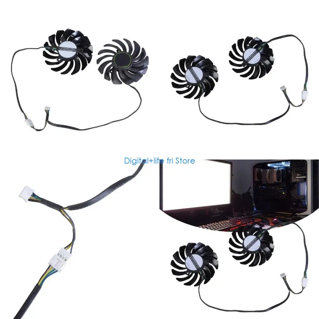 E06D 2Pcs PLD09210B12HH Video Card Fan Graphics Card Cooling Graphics Card Radiators Replacement for GTX1660S Graphics Card
E06D 2Pcs PLD09210B12HH Video Card Fan Graphics Card Cooling Graphics Card Radiators Replacement for GTX1660S Graphics Card