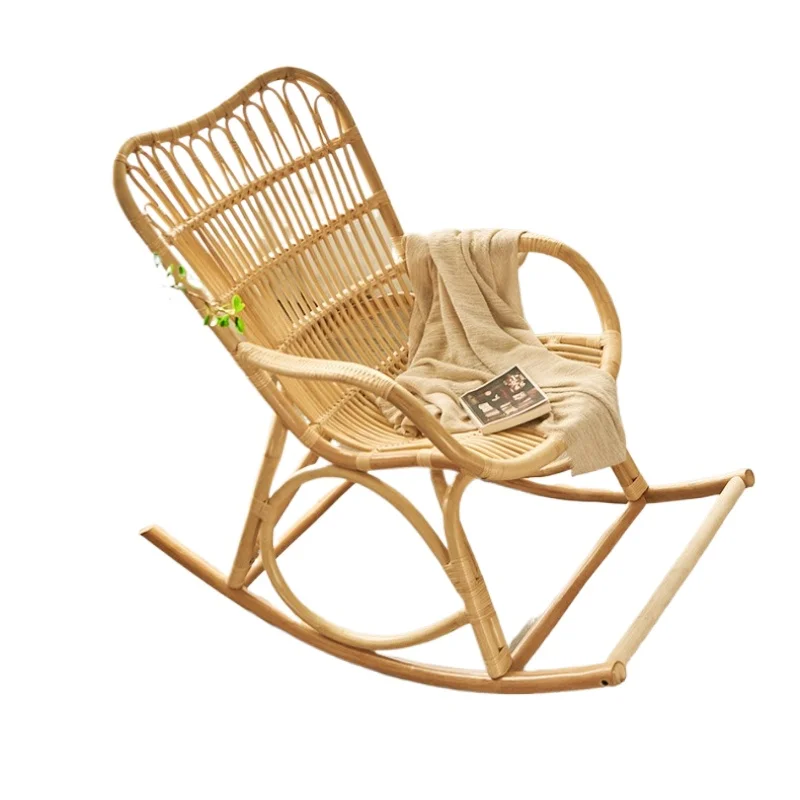 LMM Nordic rattan rocking chair Modern Japanese adult leisure lounge chair
LMM Nordic rattan rocking chair Modern Japanese adult leisure lounge chair