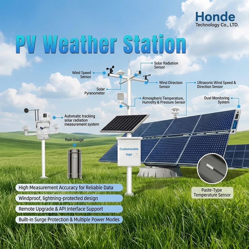 CE RoHs Wifi Automatic Solar Monitoring Cleaning System Solar Farm PV Power Plant Weather Station Sensor Kit OEM ODM Supplier
CE RoHs Wifi Automatic Solar Monitoring Cleaning System Solar Farm PV Power Plant Weather Station Sensor Kit OEM ODM Supplier
