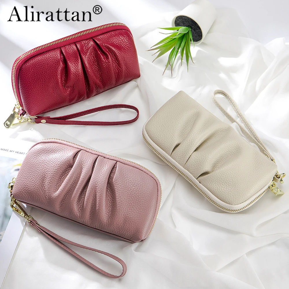 Alirattan 2025 New Fashionable And Versatile Handbag Made Of Genuine Leather Large Capacity Long Pleated Collar Bag Wallet
Alirattan 2025 New Fashionable And Versatile Handbag Made Of Genuine Leather Large Capacity Long Pleated Collar Bag Wallet