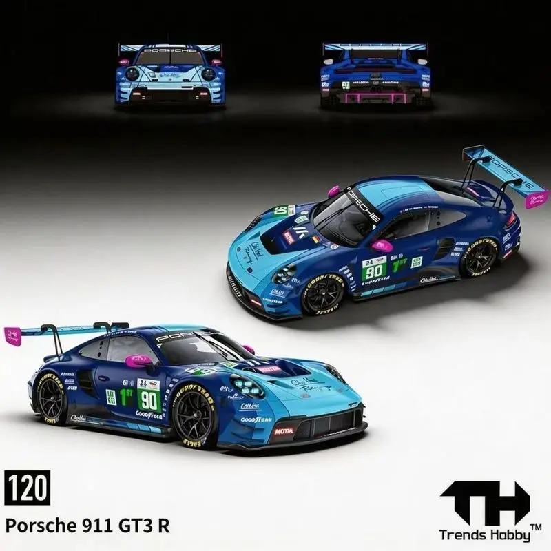 Trends Hobby-TH 1/64 Porsche 911 GT3 R LeMan 24H 2025 Diecast Car Model Alloy Simulation Collection Toy Gift For Boys#peetyeee
Trends Hobby-TH 1/64 Porsche 911 GT3 R LeMan 24H 2025 Diecast Car Model Alloy Simulation Collection Toy Gift For Boys#peetyeee