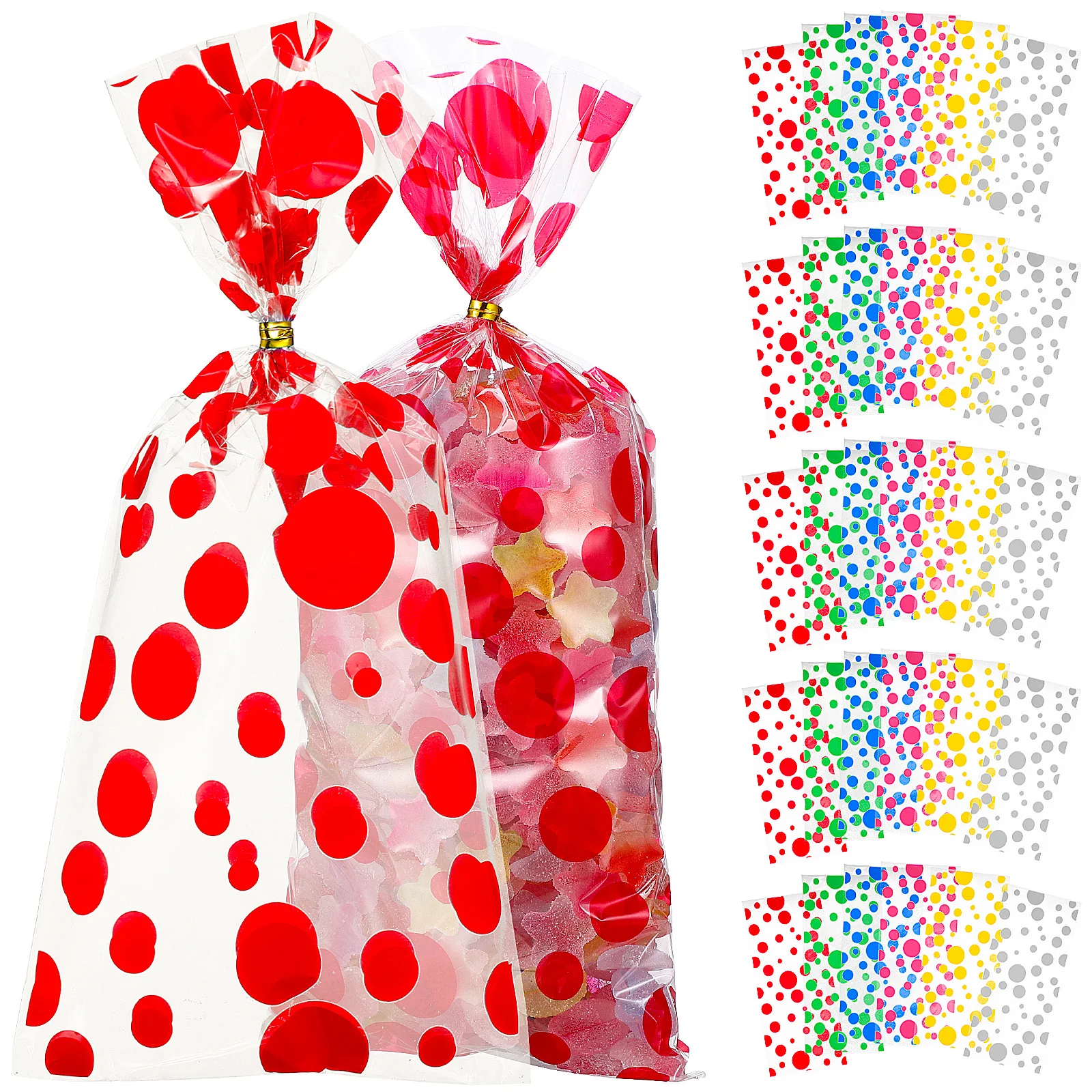 100pcs Snack Bags Transparent Cellophane Birthday C y Gift Treat Goodie Party Favor Reusable Storage Mixed Color
100pcs Snack Bags Transparent Cellophane Birthday C y Gift Treat Goodie Party Favor Reusable Storage Mixed Color