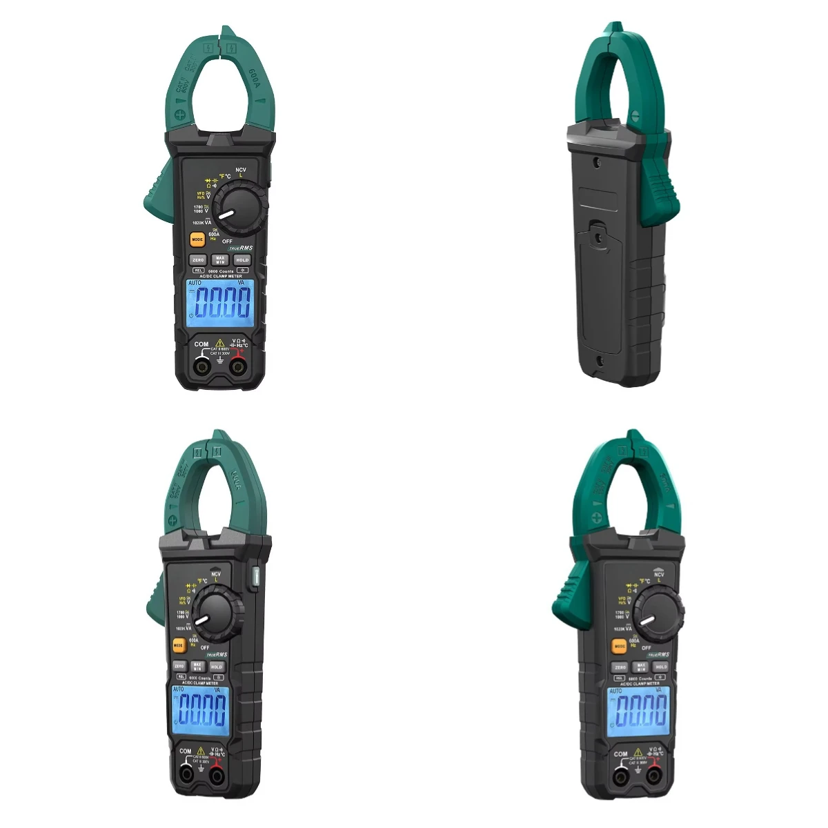 6000 Counts True RMS Digital Clamp Meter AC/DC 1000A LowZ NCV Multimeter Resistance Diode Tester
6000 Counts True RMS Digital Clamp Meter AC/DC 1000A LowZ NCV Multimeter Resistance Diode Tester