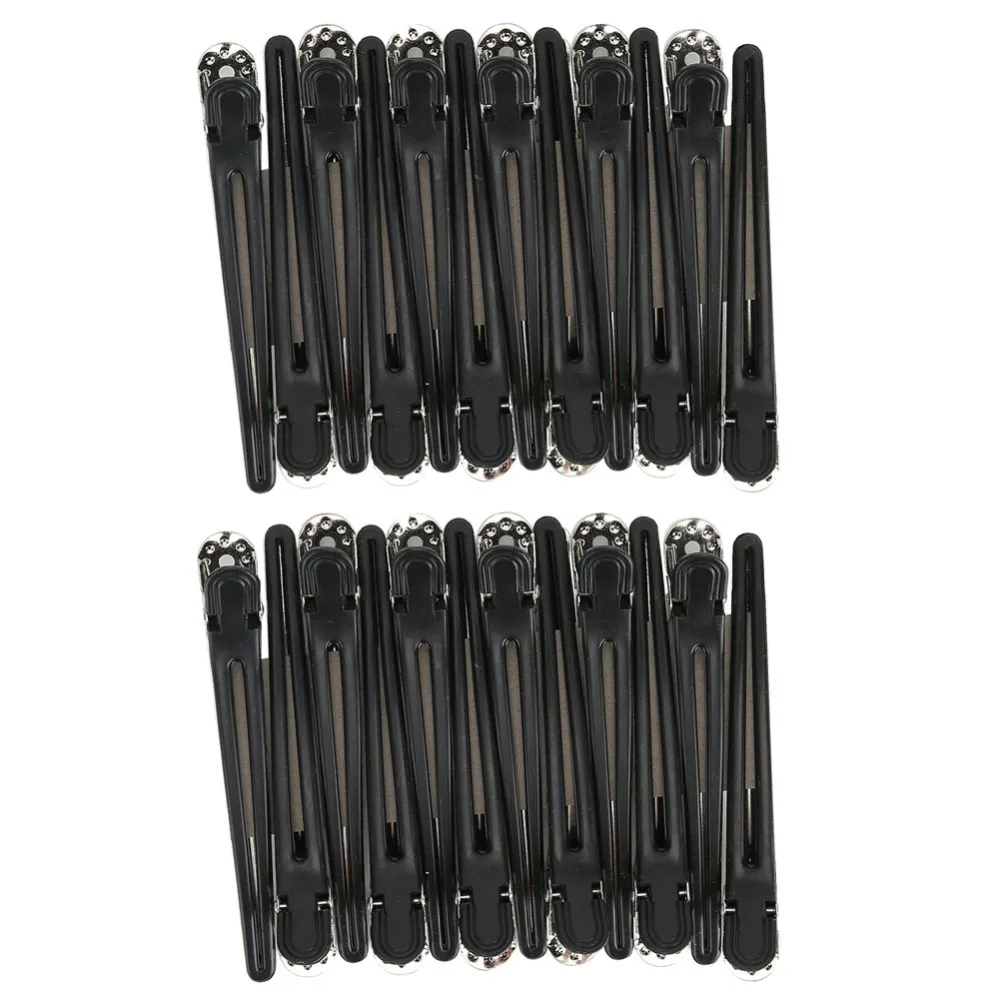 24pcs Black Positioning Hairpin Creaseless Non-Slip Partition Hair Clips ABS Plastic Professional Hair Salon Accessories
24pcs Black Positioning Hairpin Creaseless Non-Slip Partition Hair Clips ABS Plastic Professional Hair Salon Accessories