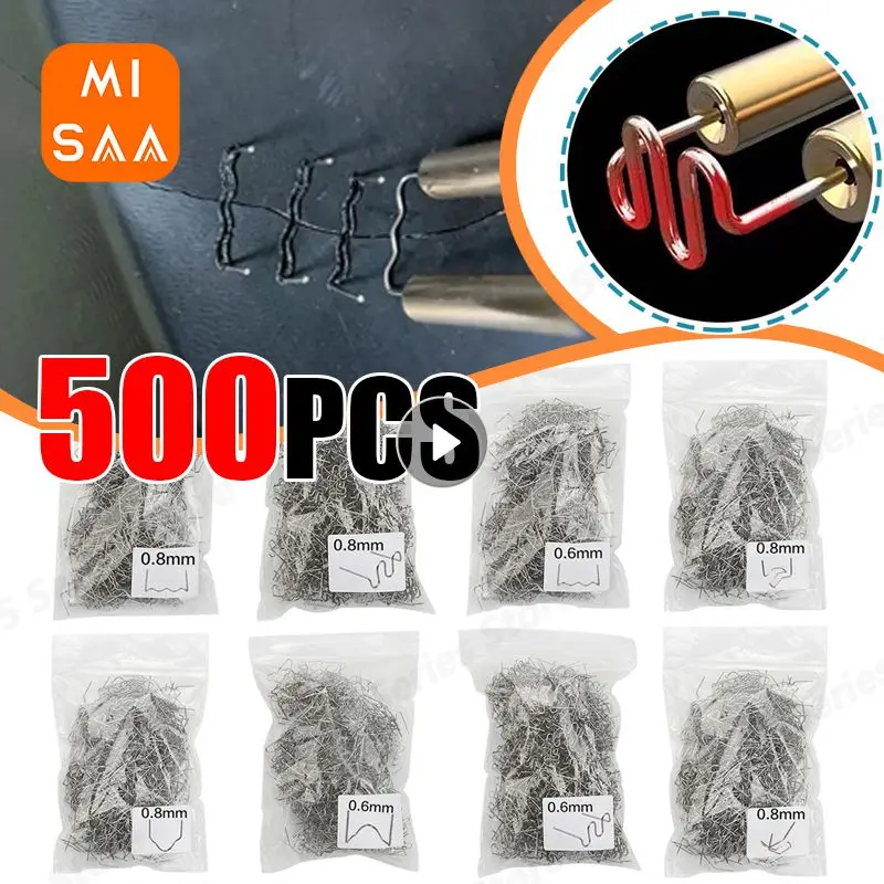 500PCS Hot Stapler Staples For Plastic Welder Automotive Plastic Repair Machine Welding Wire Car Bumper Repair Welding Machine
500PCS Hot Stapler Staples For Plastic Welder Automotive Plastic Repair Machine Welding Wire Car Bumper Repair Welding Machine