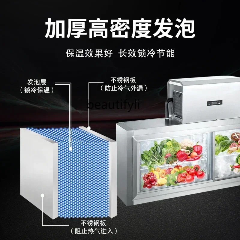 Z189 Wall-mounted refrigeration Wall-mounted display Embedded refrigeration commercial refrigerator hanging cabinet
Z189 Wall-mounted refrigeration Wall-mounted display Embedded refrigeration commercial refrigerator hanging cabinet