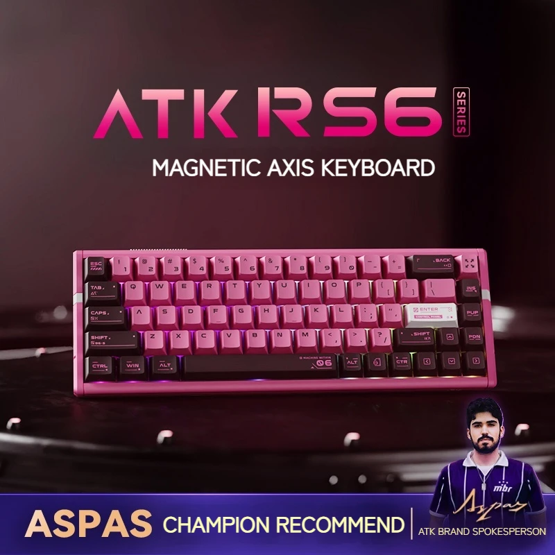 New Atk Rs6 Magnetic Axis Wired Rt Customized Game Keyboard Full Key Hot Swappable Low Latency Fearless Contract Esport Keyboard
New Atk Rs6 Magnetic Axis Wired Rt Customized Game Keyboard Full Key Hot Swappable Low Latency Fearless Contract Esport Keyboard