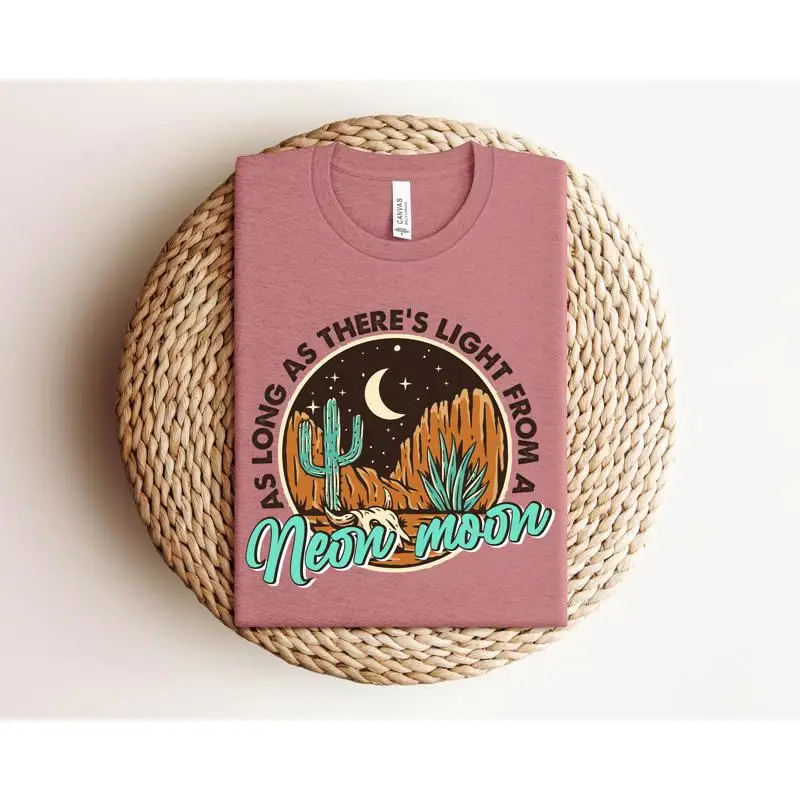 Neon Moon T Shirt Country Music Concert Summer Festival Desert Classic
Neon Moon T Shirt Country Music Concert Summer Festival Desert Classic