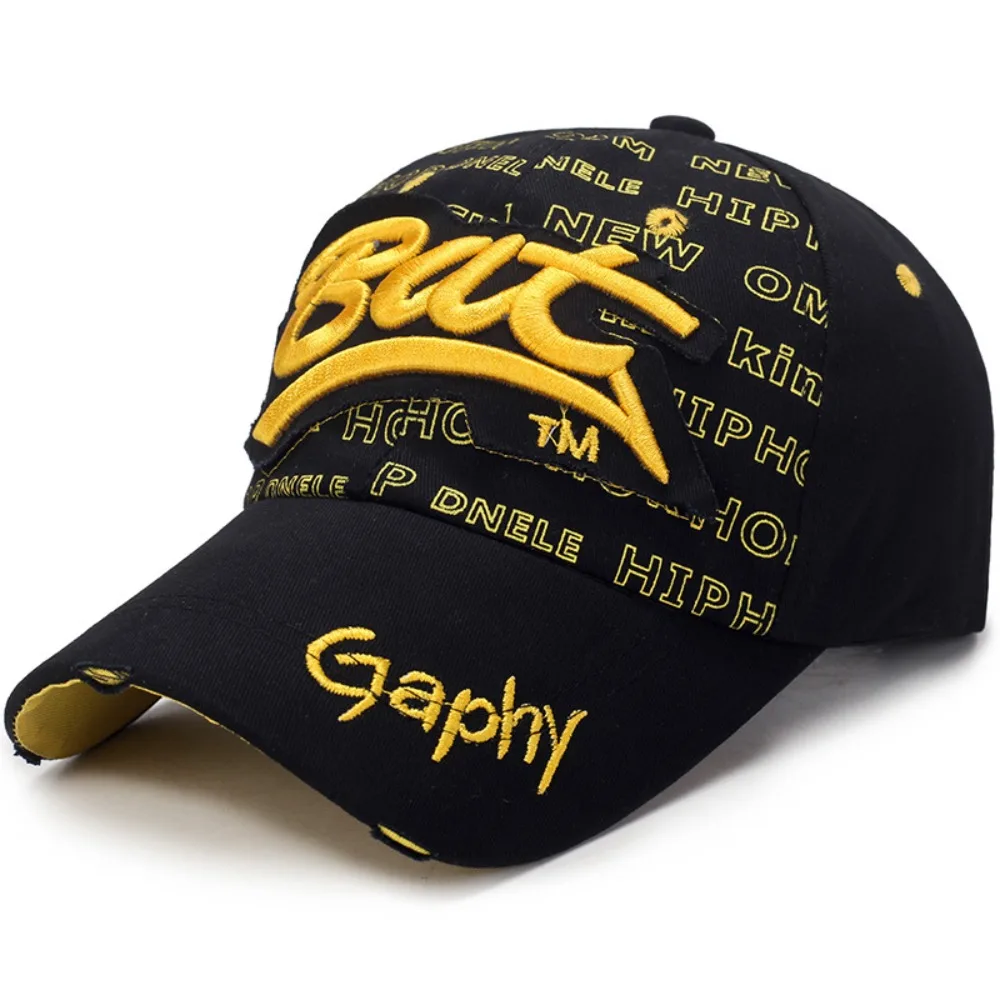 Fashion Broken Hole BAT Embroidery Hats Hip-hop Casual Baseball Hats Adjustable Sunscreen Hats Man Women Outdoor Sports
Fashion Broken Hole BAT Embroidery Hats Hip-hop Casual Baseball Hats Adjustable Sunscreen Hats Man Women Outdoor Sports