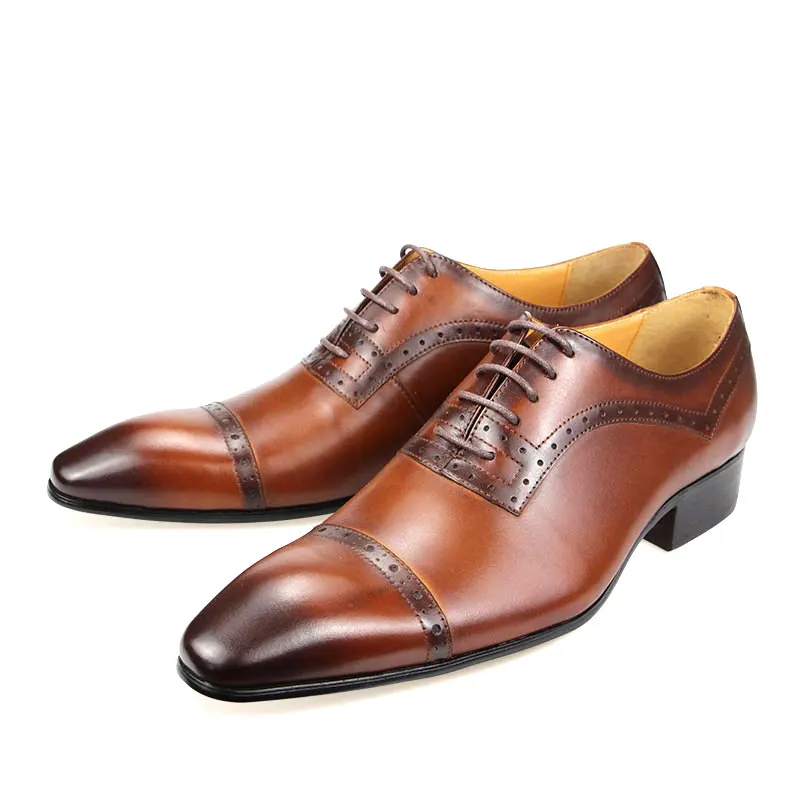 Luxury Men Shoes Dress Party Office Suit Italy Brand Casual Business Genuine Leather Shoe for Male Oxford Lace-up Handmade Black
Luxury Men Shoes Dress Party Office Suit Italy Brand Casual Business Genuine Leather Shoe for Male Oxford Lace-up Handmade Black