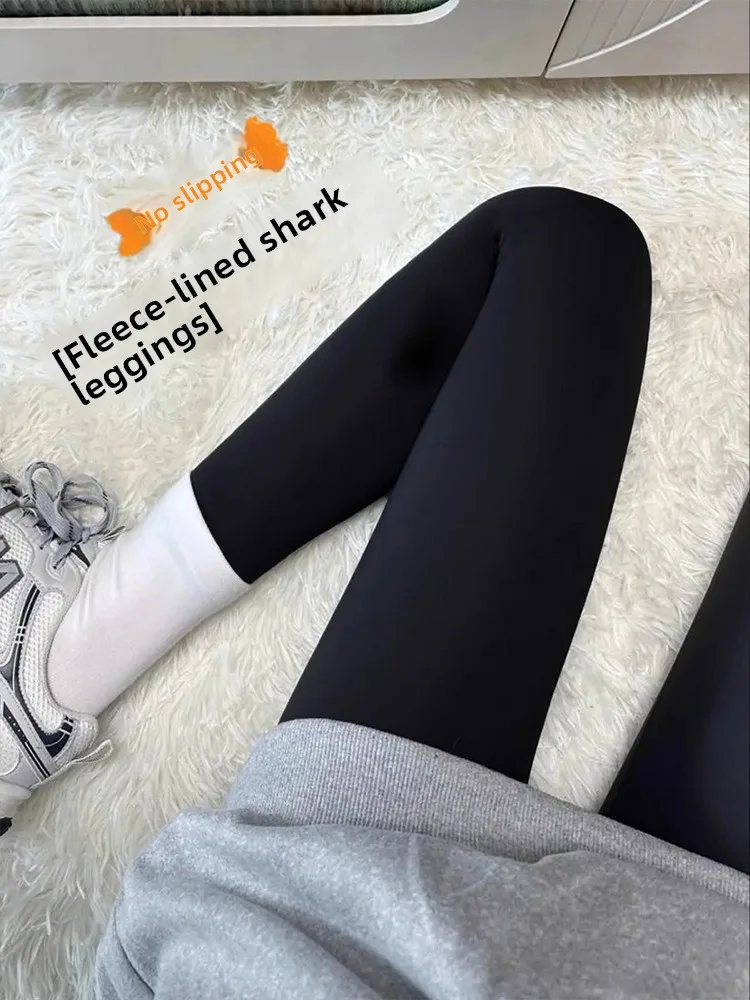 High-Waist Fce-Lined arkskin Yoga Pants Women's Elastic Slimming Outerwear High Elastici Warm And Comfortable for Winter
High-Waist Fce-Lined arkskin Yoga Pants Women's Elastic Slimming Outerwear High Elastici Warm And Comfortable for Winter