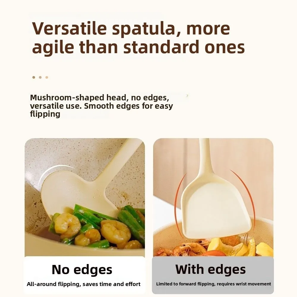 New 2in1 Kitchen Stir Fry Spoon Silicone Mushroom Shape Cooking Spatula Cooking Spoon Kitchen Tools
New 2in1 Kitchen Stir Fry Spoon Silicone Mushroom Shape Cooking Spatula Cooking Spoon Kitchen Tools