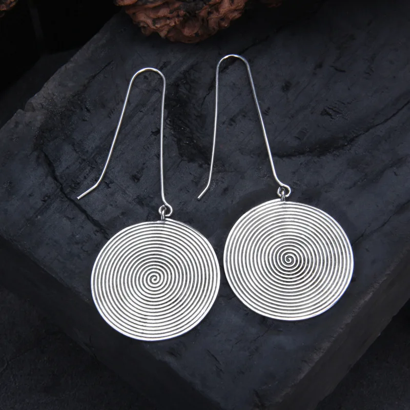 1Piece Unusual Spiral Fingerprint Rings Earrings Women Creative Thread Jewelry Sets 925 Sterling Silver Stunning Long Earrings
1Piece Unusual Spiral Fingerprint Rings Earrings Women Creative Thread Jewelry Sets 925 Sterling Silver Stunning Long Earrings