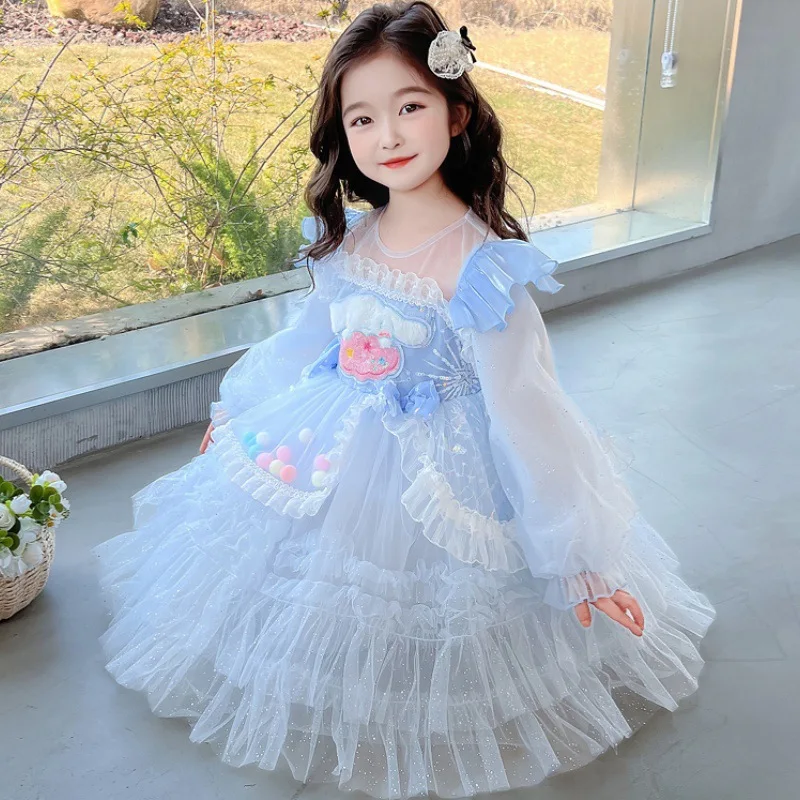 Anime Cinnamoroll Lolita Dress My Melody Party Dresses Long Sleeves Frock Cartoon Vintage Kawaii Kids Elegant Princess Dress
Anime Cinnamoroll Lolita Dress My Melody Party Dresses Long Sleeves Frock Cartoon Vintage Kawaii Kids Elegant Princess Dress