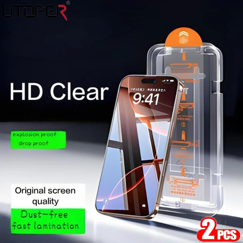 For iPhone 16e 16 15 14 13 12 11 XR XS Pro Max Plus Screen Protector Toughened Glass Phone With Install Kit Remove Magicjohn
For iPhone 16e 16 15 14 13 12 11 XR XS Pro Max Plus Screen Protector Toughened Glass Phone With Install Kit Remove Magicjohn
