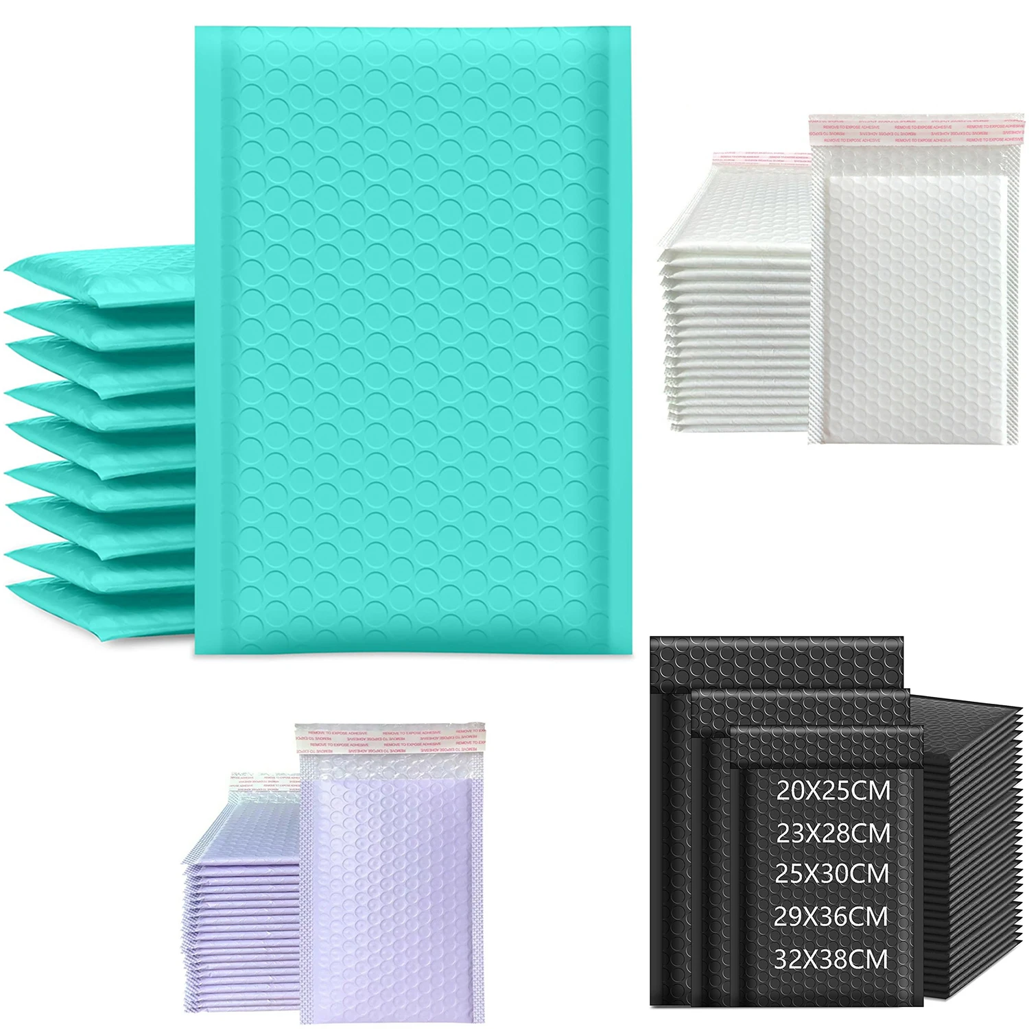 Self-Seal 20Pcs Bubble Mailer Envelopes Waterproof Express Shipping Packaging for Small Business Clothing Supplies Wholesale
Self-Seal 20Pcs Bubble Mailer Envelopes Waterproof Express Shipping Packaging for Small Business Clothing Supplies Wholesale