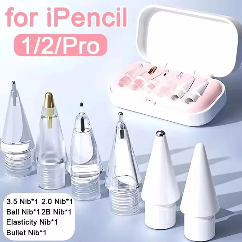 6pcs Replaceable Stylus Pencil Tips For Apple Pencil 1st 2nd 3th Gen Wear-Resistant Transparent Pen Nibs For iPad Pencil 1 2 3
6pcs Replaceable Stylus Pencil Tips For Apple Pencil 1st 2nd 3th Gen Wear-Resistant Transparent Pen Nibs For iPad Pencil 1 2 3