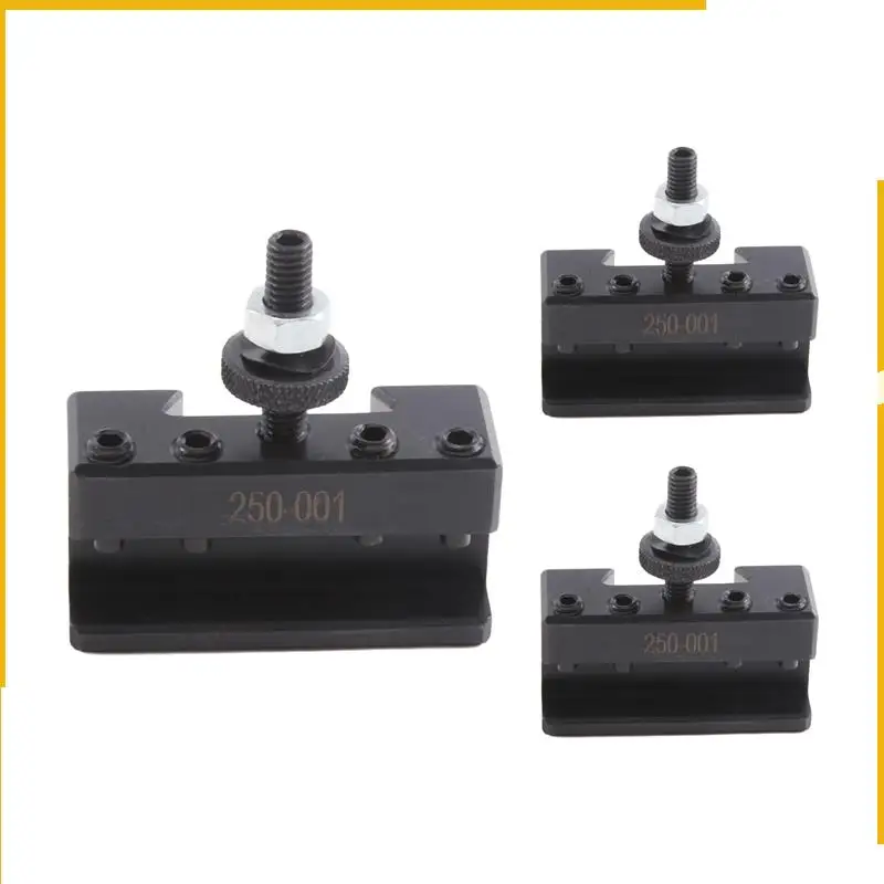 A92P 3Pcs Quick Change Turning And Facing Lathe Tool Holder Bracket 250-001CNC Tool POST
A92P 3Pcs Quick Change Turning And Facing Lathe Tool Holder Bracket 250-001CNC Tool POST
