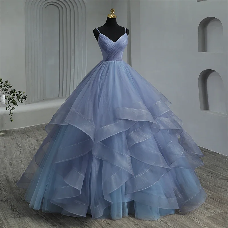 Novias Новое платье Quinceanera в стиле бохо с оборками и милыми бретельками, простое праздничное платье по индивидуальному заказу, Vestidos De Quinceanera
Novias Новое платье Quinceanera в стиле бохо с оборками и милыми бретельками, простое праздничное платье по индивидуальному заказу, Vestidos De Quinceanera