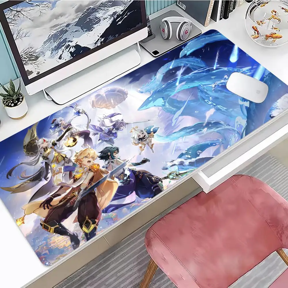 Gaming Genshin Impact Mouse Pad Gaming Mouse Pad, Mouse Pad with Edges and Non-Slip Rubber Base, Extended Mouse Pad
Gaming Genshin Impact Mouse Pad Gaming Mouse Pad, Mouse Pad with Edges and Non-Slip Rubber Base, Extended Mouse Pad