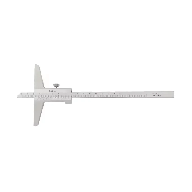High Quality 0-200mm Hardened Jaws Depth Gauge Vernier Caliper Hardened Stainless Steel Throughout
High Quality 0-200mm Hardened Jaws Depth Gauge Vernier Caliper Hardened Stainless Steel Throughout