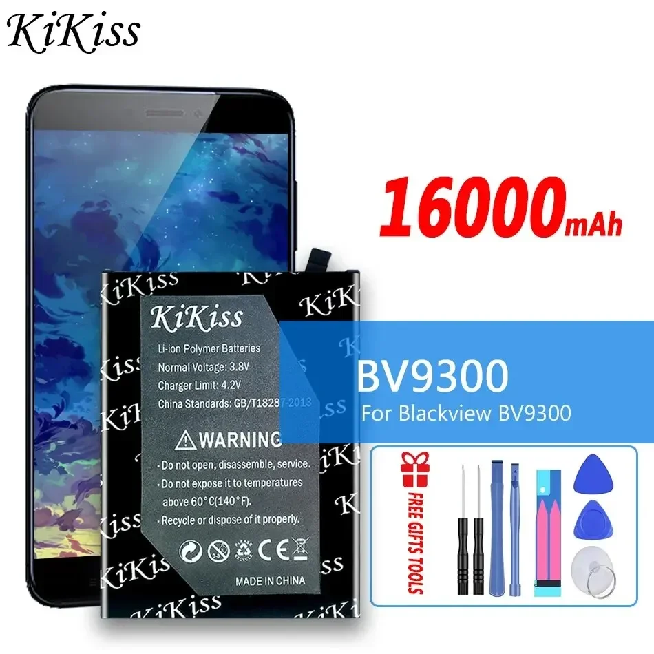 Аккумулятор KiKiss BV9300 (Li676590HT) 16000 мАч для Blackview BV9300, сменная батарея
Аккумулятор KiKiss BV9300 (Li676590HT) 16000 мАч для Blackview BV9300, сменная батарея