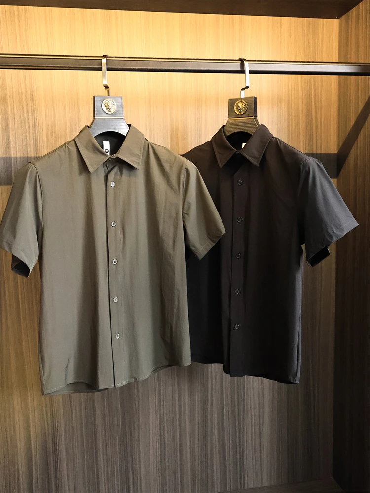 Гладкая и универсальная мужская ort Sve irt с воротником-стойкой, летняя функциональная одежда, японская элитная серия Fain, бренд
Гладкая и универсальная мужская ort Sve irt с воротником-стойкой, летняя функциональная одежда, японская элитная серия Fain, бренд