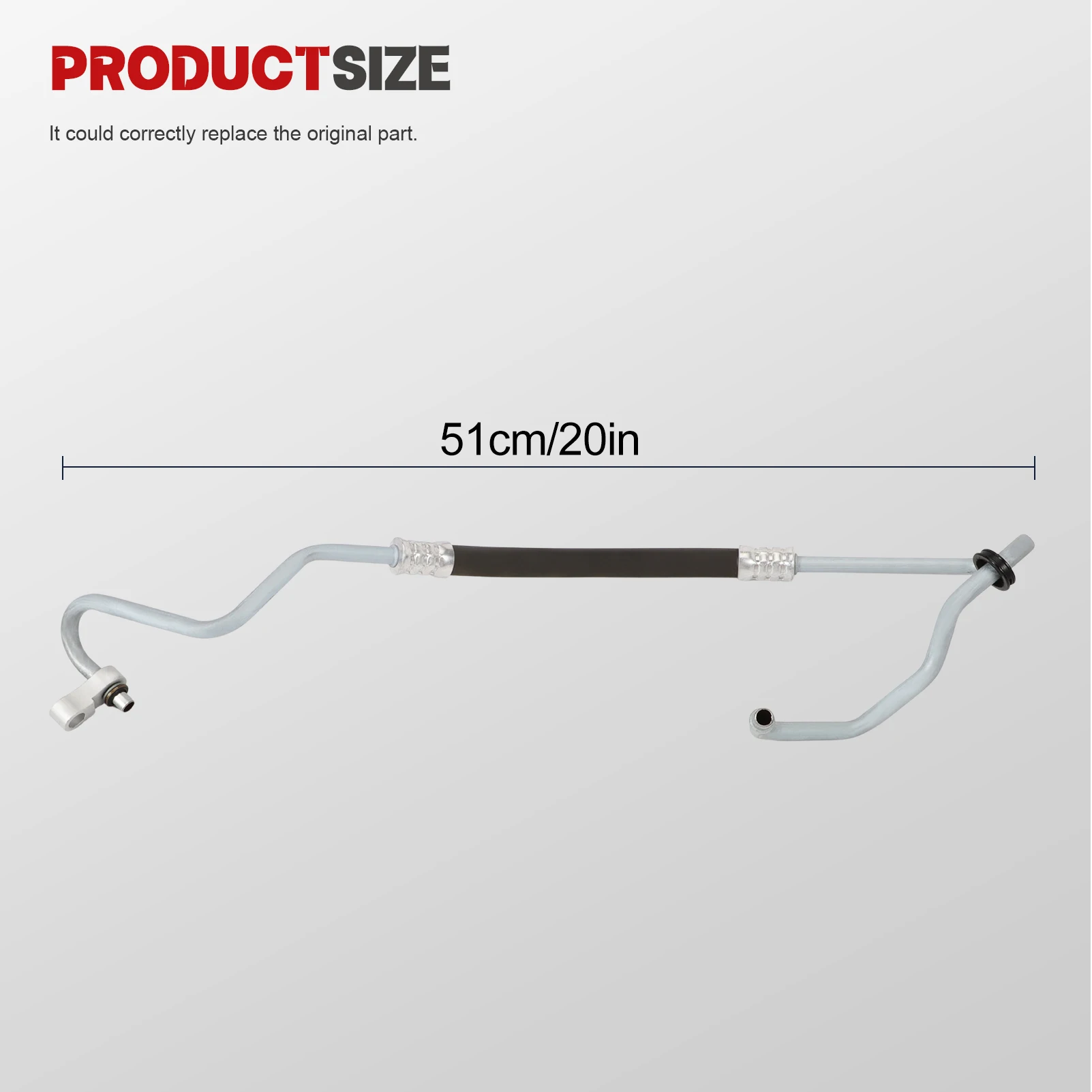 Automatic Transmission Oil Cooler Line Hose Assembly for Enclave 2008-2019 Outlook 2007-2010 Replaces 10353007, 15951955
Automatic Transmission Oil Cooler Line Hose Assembly for Enclave 2008-2019 Outlook 2007-2010 Replaces 10353007, 15951955