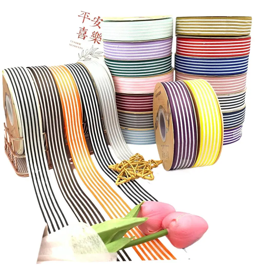 8 Yards/Lot 2.5cm Striped Ribbon Thread Printing Ribbon Baking Gift Box Packaging Clothing Accessories Ribbon
8 Yards/Lot 2.5cm Striped Ribbon Thread Printing Ribbon Baking Gift Box Packaging Clothing Accessories Ribbon