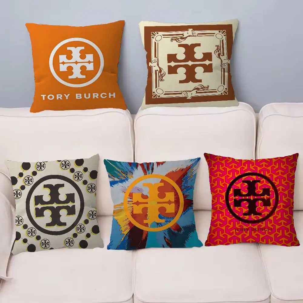 Fashion Brand T-Tory B-Burch Logo Cushion Cover Inches Farmhouse Decor Home Throw Pillow Covers For Couch Decorations
Fashion Brand T-Tory B-Burch Logo Cushion Cover Inches Farmhouse Decor Home Throw Pillow Covers For Couch Decorations