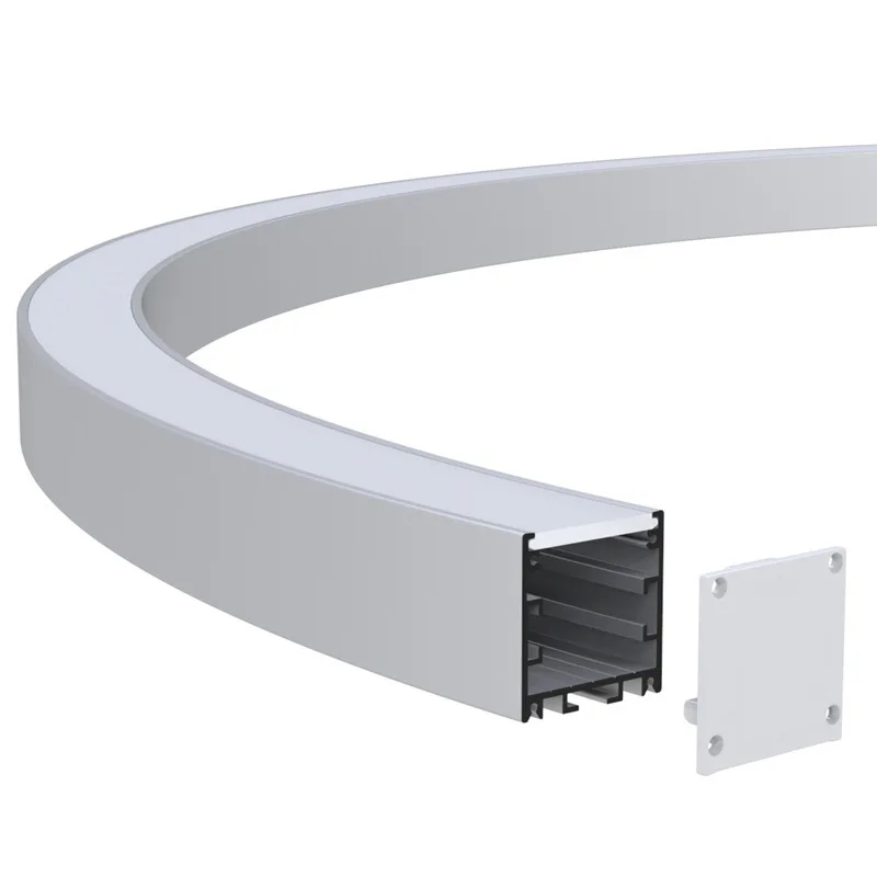 Aluminum curved strip light, splicing S-shaped office LED strip engineering lobby oval chandelier light
Aluminum curved strip light, splicing S-shaped office LED strip engineering lobby oval chandelier light