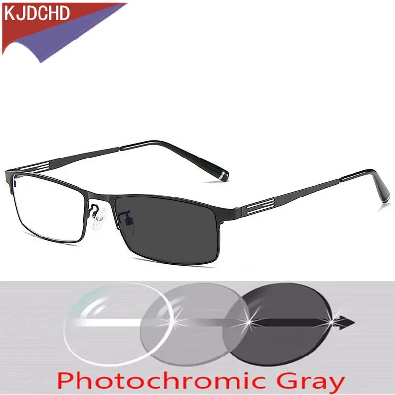New Fashionable Business Full Frame Men's Sunglasses with Photochromic Presbyopia Lenses Refractive Index 0 +0.50 +0.75 To +6.0
New Fashionable Business Full Frame Men's Sunglasses with Photochromic Presbyopia Lenses Refractive Index 0 +0.50 +0.75 To +6.0