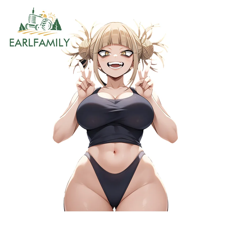EARLFAMILY Himiko Toga Motorcycle Sticker High Quality Scooter Skateboard Decals Sunscreen Vinyl Car Wiper Door Window Stickers
EARLFAMILY Himiko Toga Motorcycle Sticker High Quality Scooter Skateboard Decals Sunscreen Vinyl Car Wiper Door Window Stickers