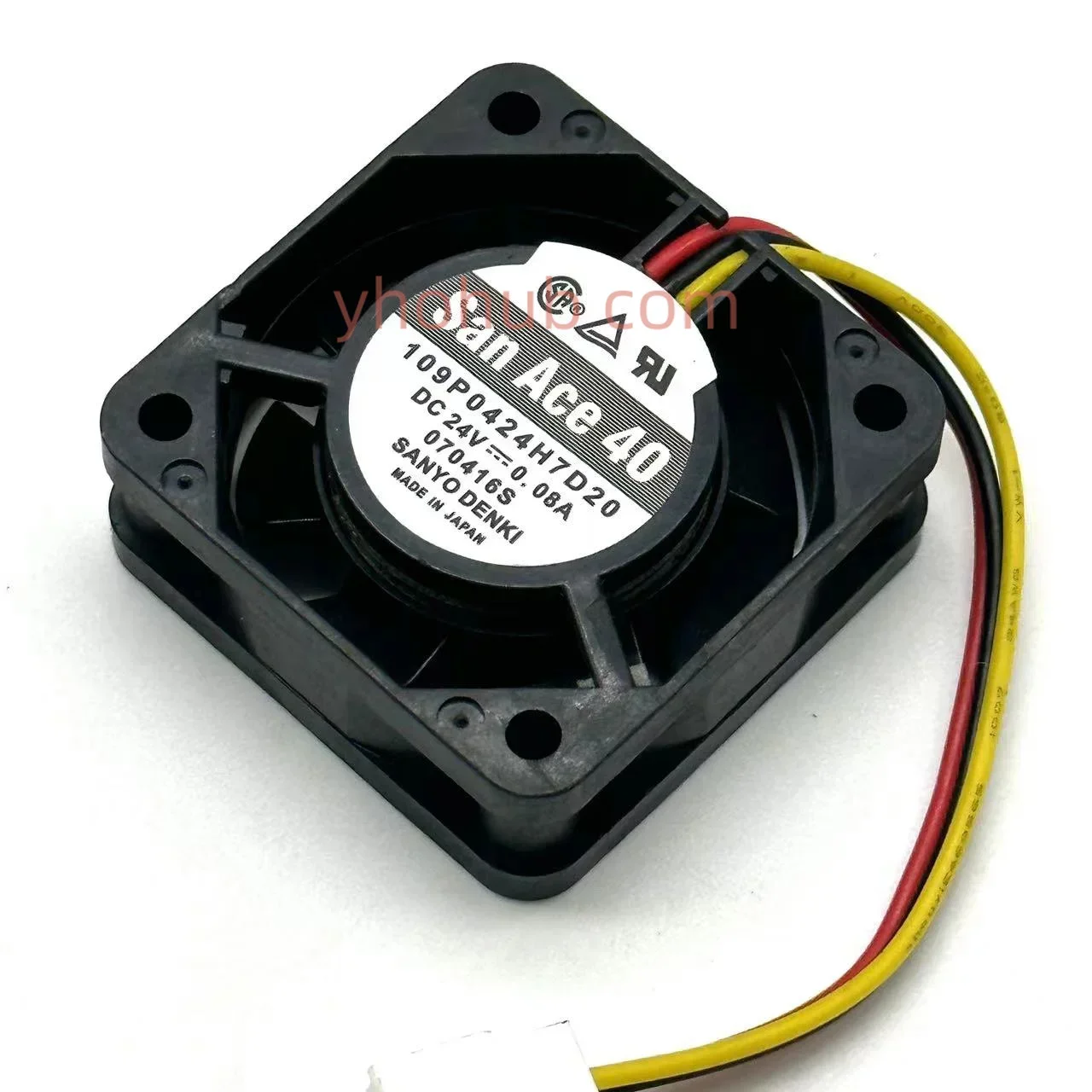 SANYO DENKI 109P0424H7D20 DC 24V 0.08A 40x40x15mm Server Cooling Fan
SANYO DENKI 109P0424H7D20 DC 24V 0.08A 40x40x15mm Server Cooling Fan