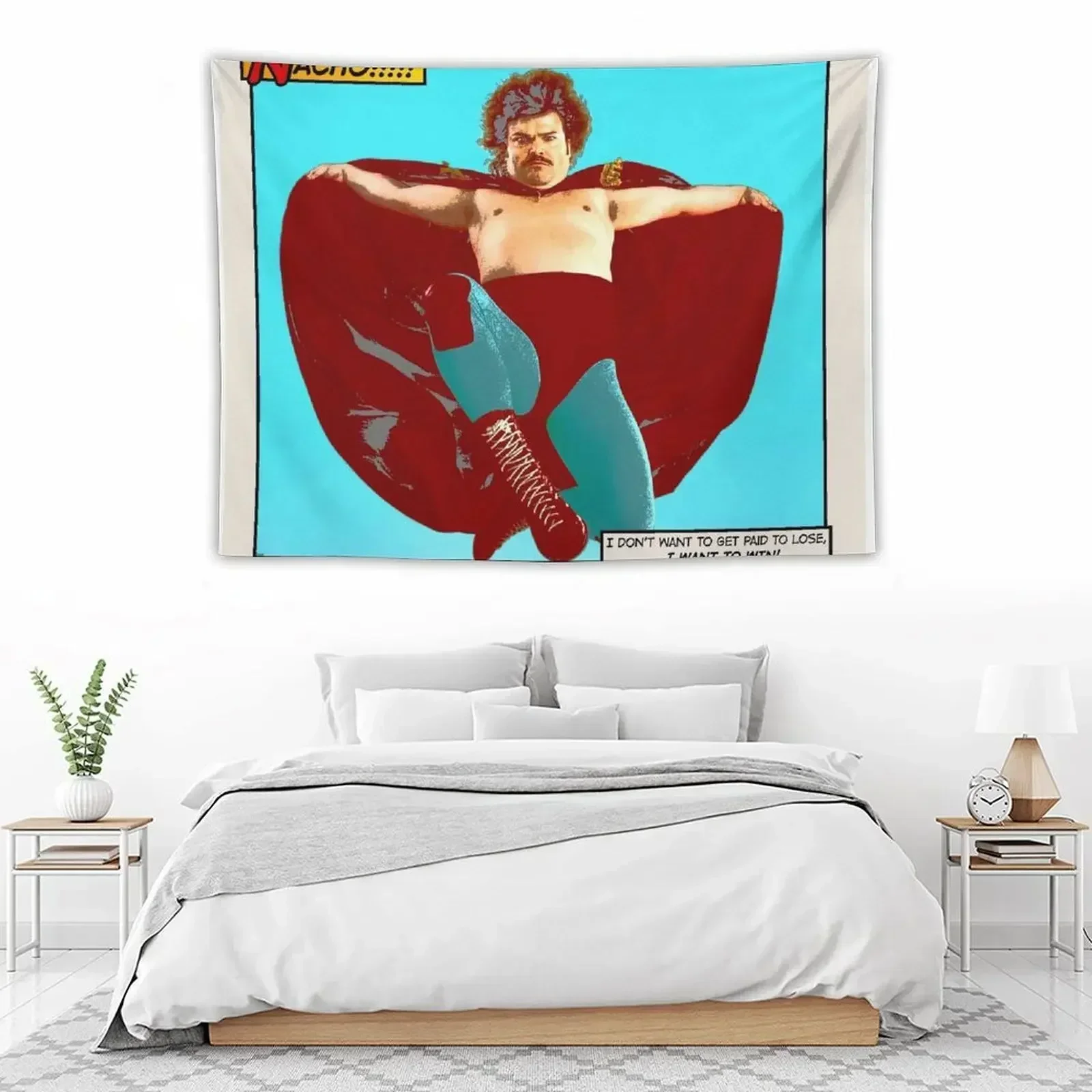 Nacho Libre - I Want To Win! Tapestry Home Decorations Room Decorations Room Aesthetic Wall Hanging Decor Tapestry
Nacho Libre - I Want To Win! Tapestry Home Decorations Room Decorations Room Aesthetic Wall Hanging Decor Tapestry