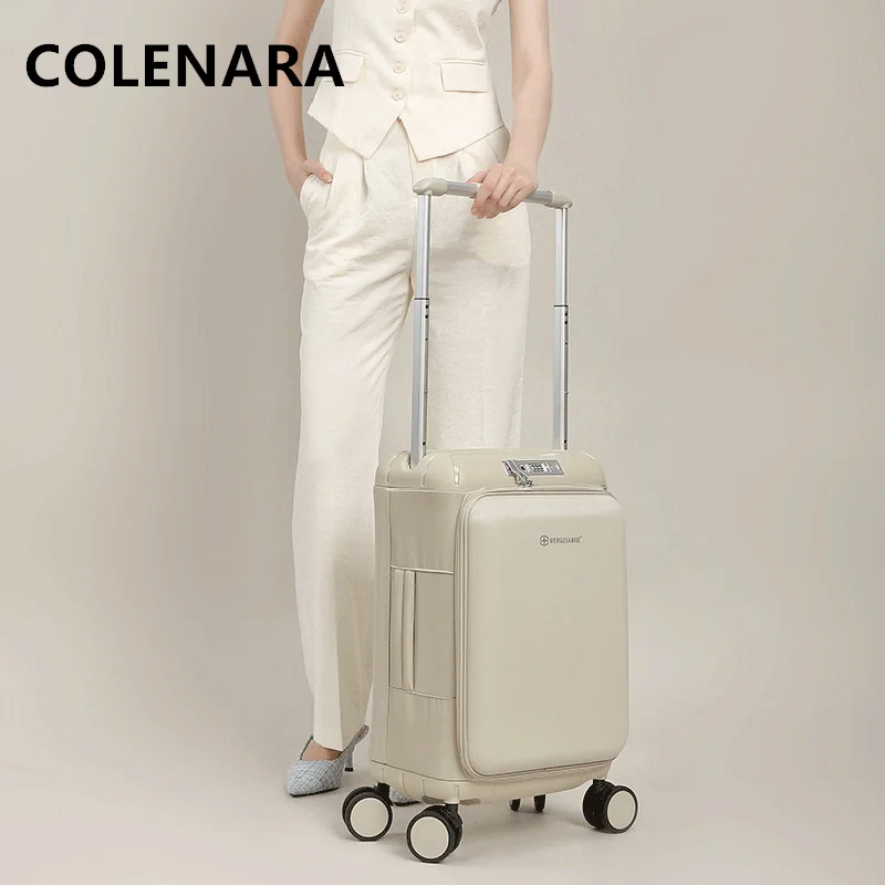 COLENARA Suitcase on Wheels Women's ABS+PC Boarding Box 20 Inches Men's Trolley Case Student Multifunctional Travel Luggage
COLENARA Suitcase on Wheels Women's ABS+PC Boarding Box 20 Inches Men's Trolley Case Student Multifunctional Travel Luggage