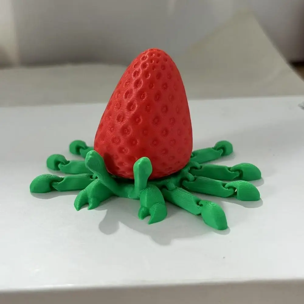 Flexible Pose 3D Printed Strawberry Crab Multi-joint Articulated Mini Strawberry Crab Ornament Colorful Desktop Decor
Flexible Pose 3D Printed Strawberry Crab Multi-joint Articulated Mini Strawberry Crab Ornament Colorful Desktop Decor