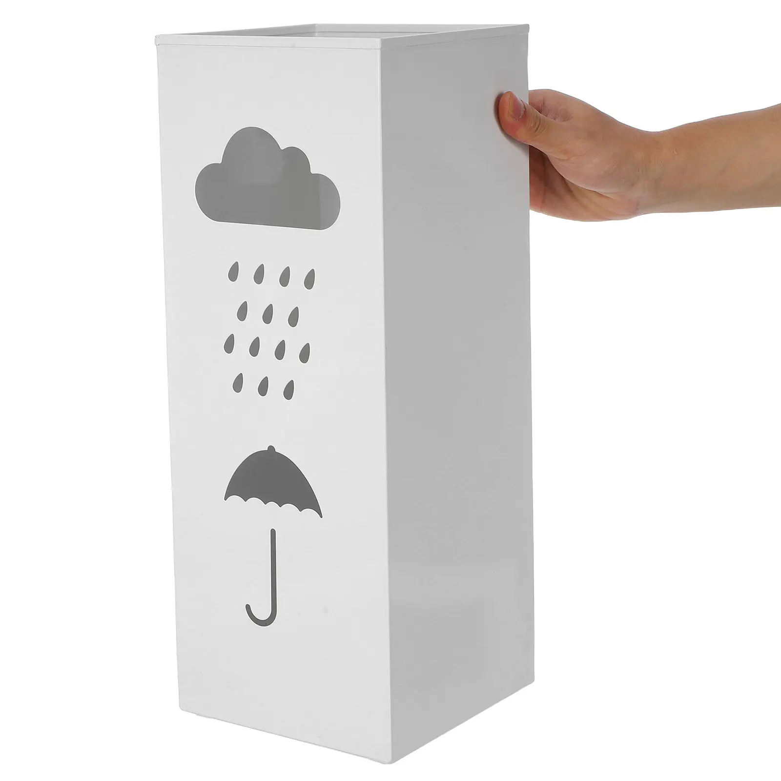 Square Metal Umbrella Stand Freestanding Nordic Design Entryway Organizer Rack Walking Sticks Holder Hotel Office Indoor
Square Metal Umbrella Stand Freestanding Nordic Design Entryway Organizer Rack Walking Sticks Holder Hotel Office Indoor