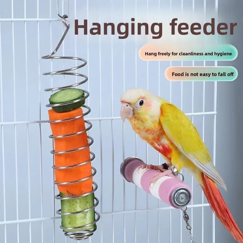 Pet Bird Fruit Vegetable Feeder Skewer Holder Stainless Steel Foraging Toy Food Clip Parakeet Cockatiel Lovebird Cage Foraging
Pet Bird Fruit Vegetable Feeder Skewer Holder Stainless Steel Foraging Toy Food Clip Parakeet Cockatiel Lovebird Cage Foraging