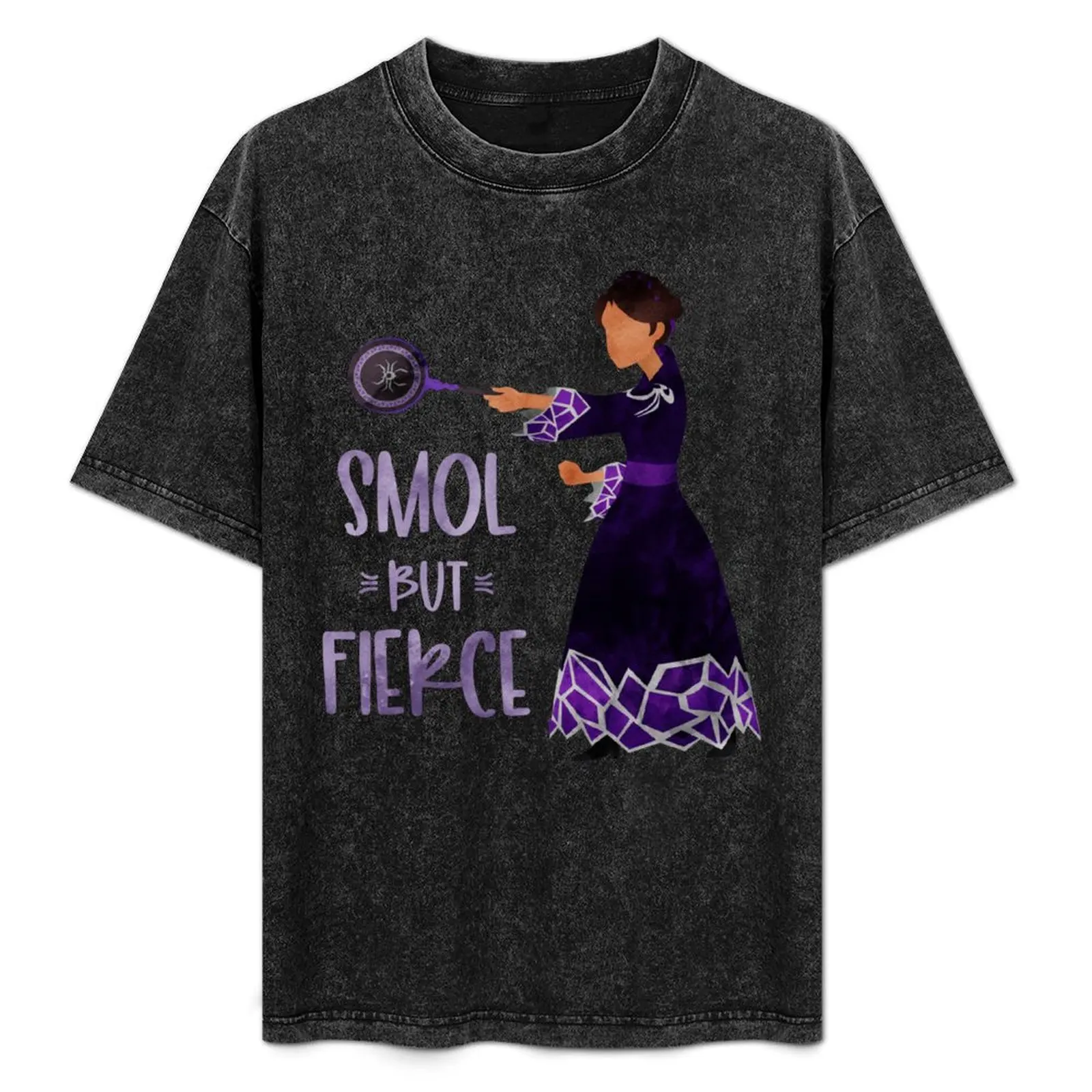 SMOL But Fierce T-Shirt Novelty Print Casual Tee Shirt
SMOL But Fierce T-Shirt Novelty Print Casual Tee Shirt