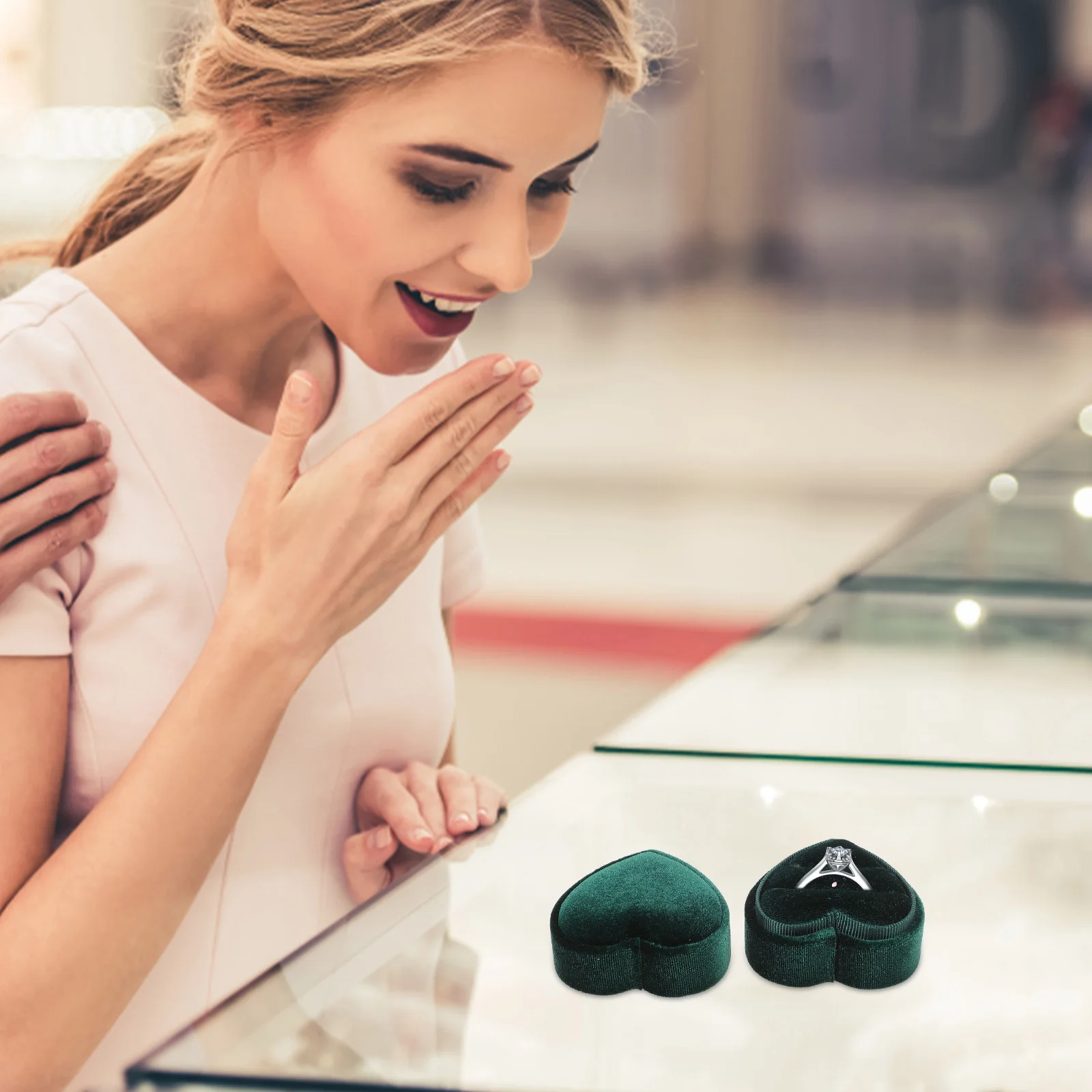 Heart Shaped Ring Earring Jewelry Storage Box Wedding Engagement Gift Packaging Display Holder For Women Small Lightweight With
Heart Shaped Ring Earring Jewelry Storage Box Wedding Engagement Gift Packaging Display Holder For Women Small Lightweight With