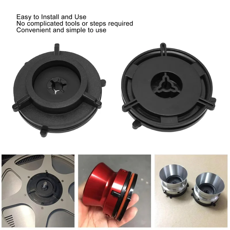 Lasting 1 Pair NAB Hub Adapters 10 Inch Opener For Reel To Reel Tape Recorder Easy Installation Strong Structure Blue
Lasting 1 Pair NAB Hub Adapters 10 Inch Opener For Reel To Reel Tape Recorder Easy Installation Strong Structure Blue