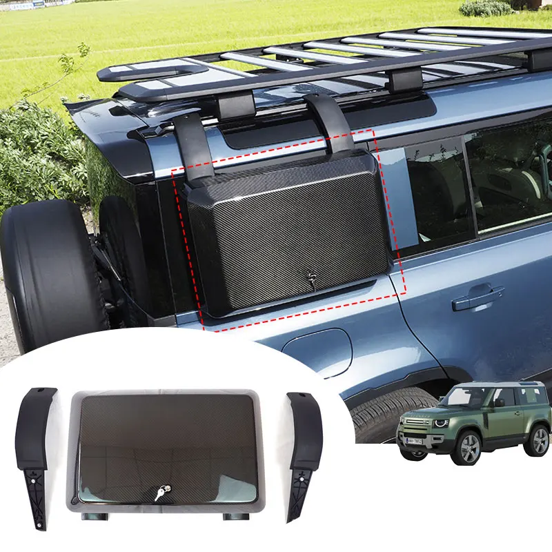 For Defender 90/110 2022 2023 Carbon Fiber Side Tool Storage Box for Land Rover Defender 2020 2021 Side Gear Box Gloss Black
For Defender 90/110 2022 2023 Carbon Fiber Side Tool Storage Box for Land Rover Defender 2020 2021 Side Gear Box Gloss Black