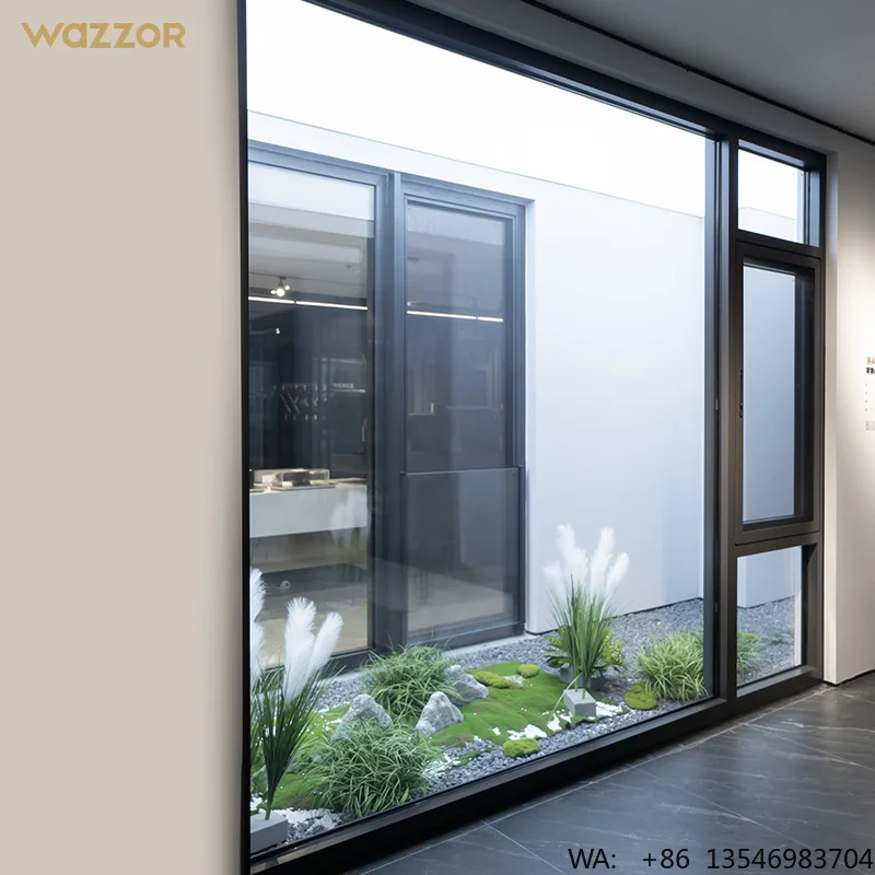 Wazzor Fashional Designed Modern Aluminium Alloy Casement Windows Frames
Wazzor Fashional Designed Modern Aluminium Alloy Casement Windows Frames