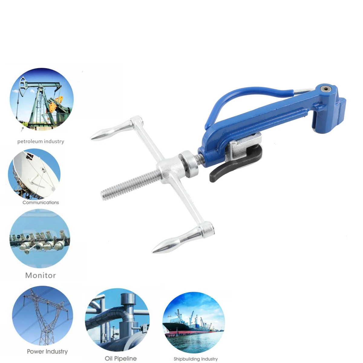 Stainless Steel Band Strapping Tool Steel Strapping Kit Pliers Manual Binding Tensioning Tool
Stainless Steel Band Strapping Tool Steel Strapping Kit Pliers Manual Binding Tensioning Tool