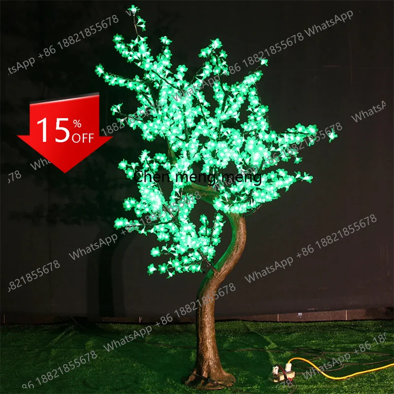 A139 LED artificial cherry blossom tree light Christmas light 3888 LED bulbs 3 meters high, 110/220V AC rain proof outdoor use
A139 LED artificial cherry blossom tree light Christmas light 3888 LED bulbs 3 meters high, 110/220V AC rain proof outdoor use
