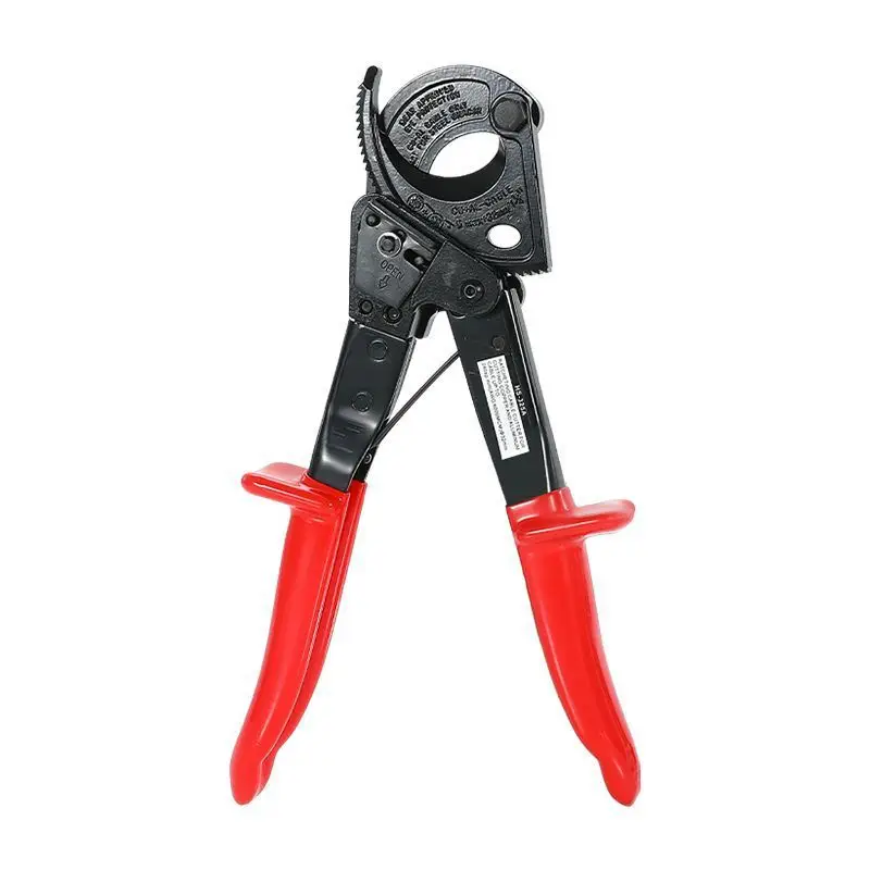 Cable Cutter Heavy Duty Aluminum Copper Ratchet Wire Cutter up to 400mm² HS-520A
Cable Cutter Heavy Duty Aluminum Copper Ratchet Wire Cutter up to 400mm² HS-520A